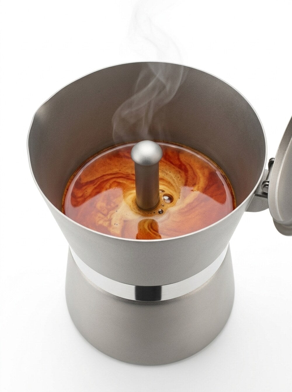 Pre-ORDER Ships November 2026: Titanium Moka Pot The Last One You Will Buy · 250ml · 4 Cups · 415g