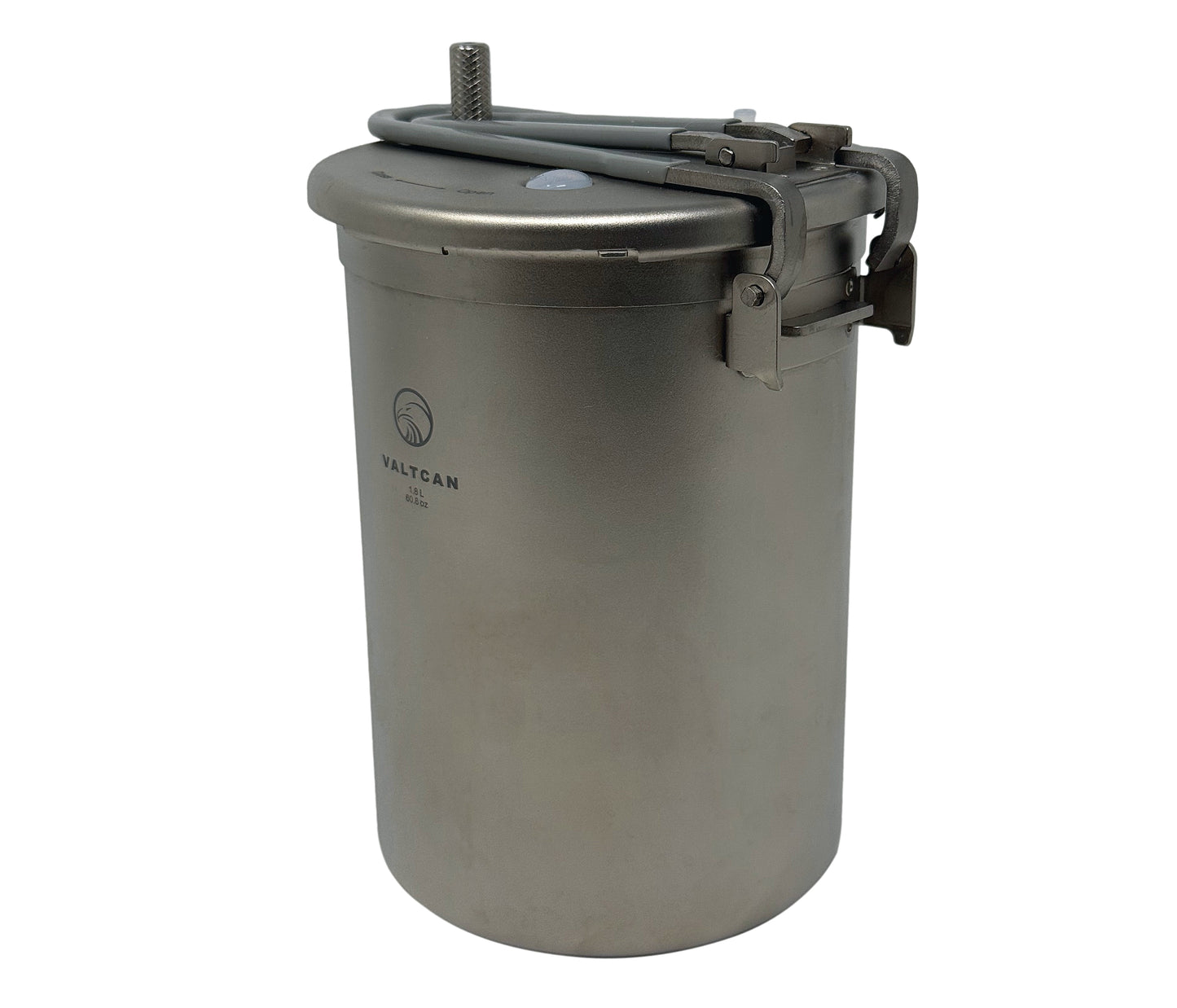 Titanium Pressure Pot Perfect Rice, Any Flame, Any Altitude · 1800ml · 35kPa Locking Lid · 520g Ultralight