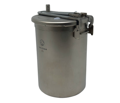 Titanium Pressure Pot Perfect Rice, Any Flame, Any Altitude · 1800ml · 35kPa Locking Lid · 520g Ultralight