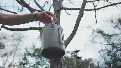 Titanium Coffee Percolator Taste Coffee, Not Metal · 1.5L · 6 Cups · 395g Ultralight