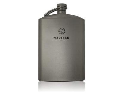 Valtcan Titanium Hip Flask Canteen 260ml 8.8 oz Capacity Ultralight 144g