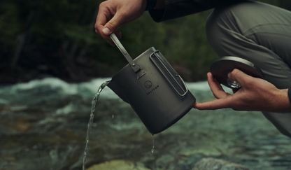 Titanium Coffee Percolator Taste Coffee, Not Metal · 1.5L · 6 Cups · 395g Ultralight