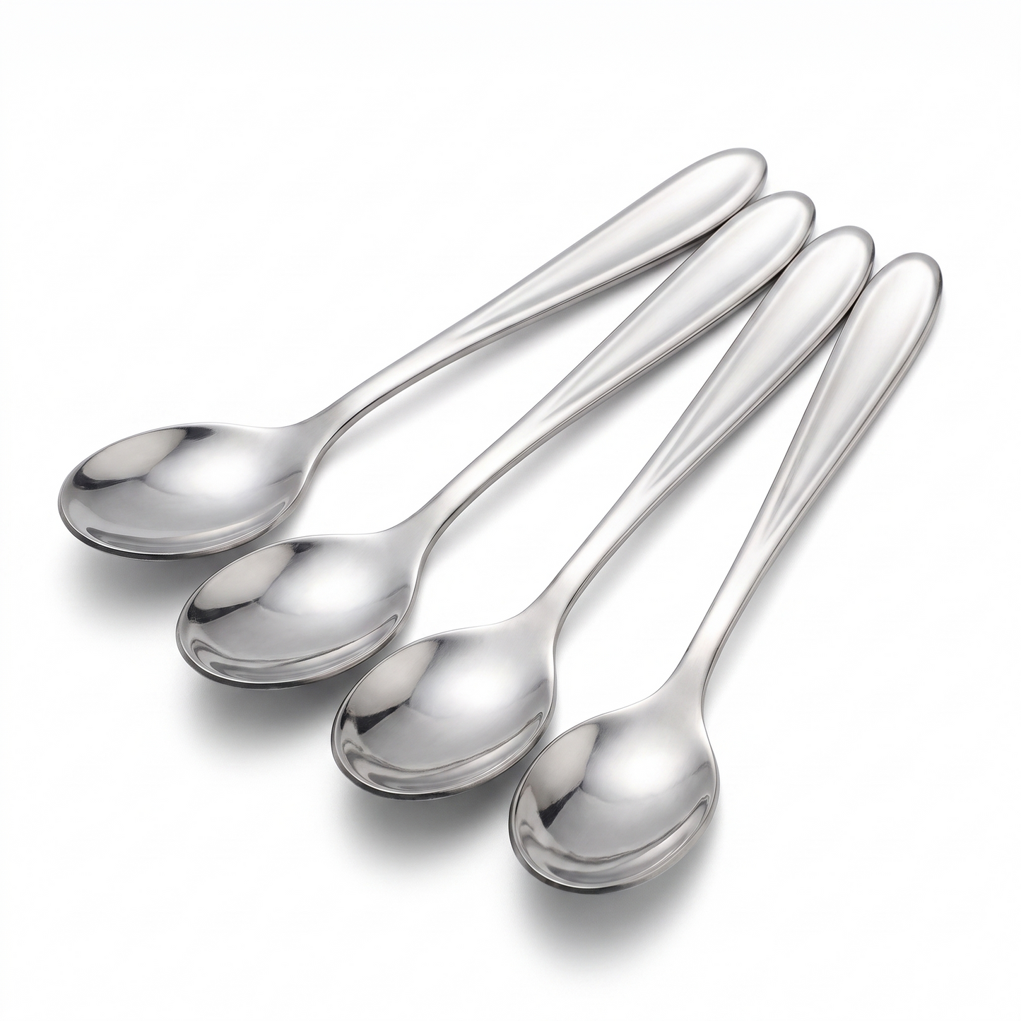 Titanium Teaspoons No Logo, No Branding, Just Metal · 4 Spoons · Grade 1 · 5.6 in