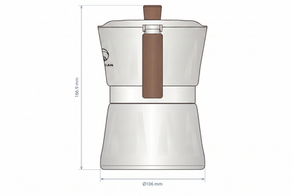 Pre-ORDER Ships November 2026: Titanium Moka Pot The Last One You Will Buy · 250ml · 4 Cups · 415g