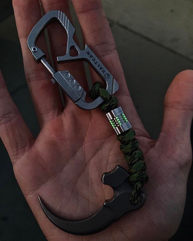 Carabiner Tactical Keychain, Mini Carabiner Keychain