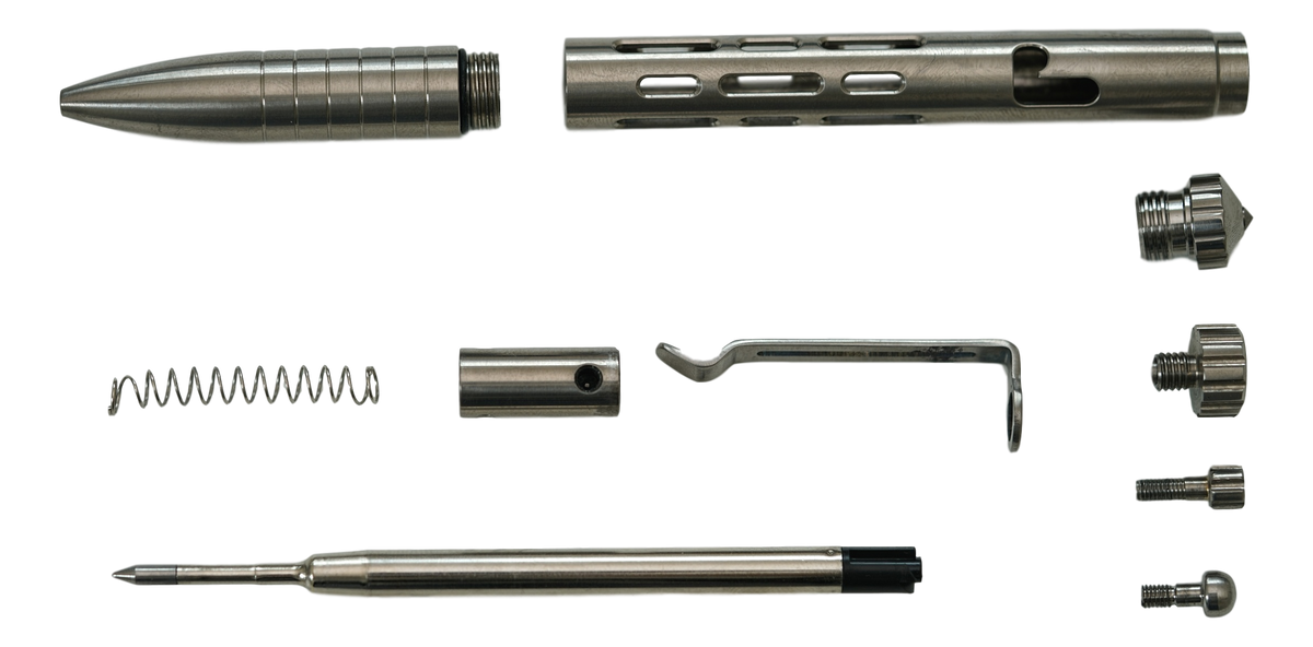 Titanium Bolt Action Pen · Bought Once, Kept for Good · Polished · 5.5in · 44g