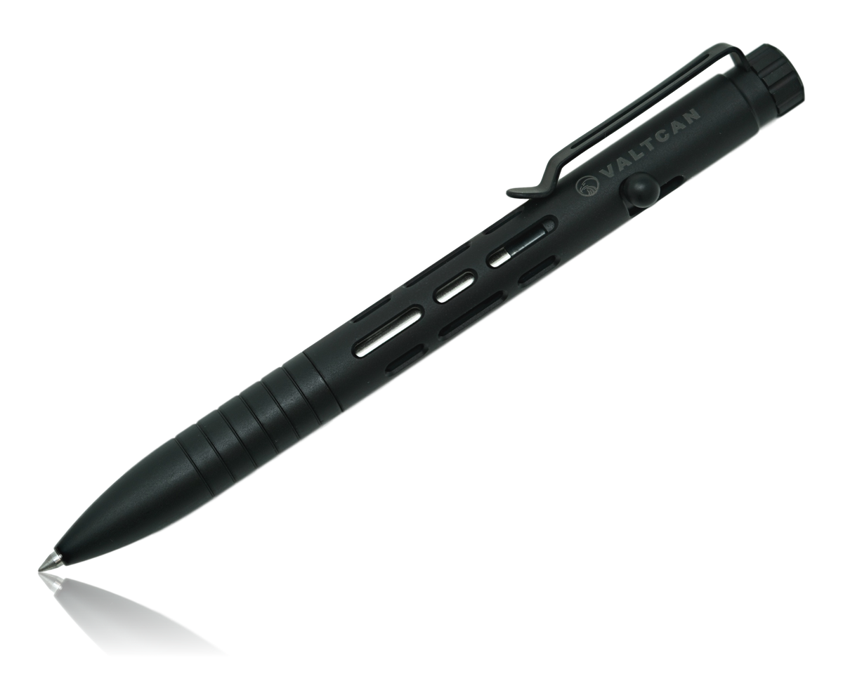 Titanium Bolt Action Pen · No Fuss, Built Once · Matte Black · 5.5in · 40g