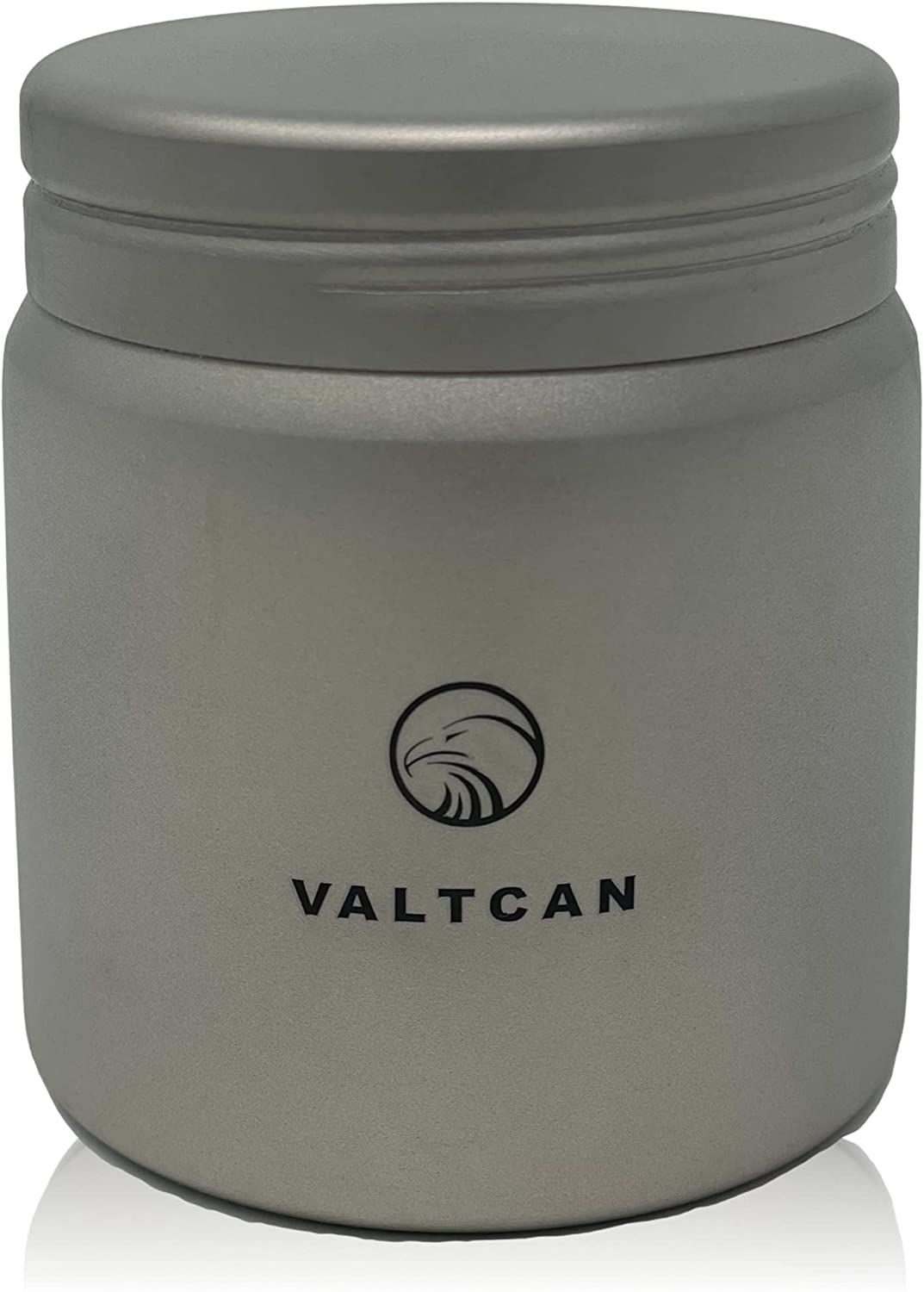 Valtcan Titanium Canister for Tea Sugar Salt Storage Stackable Case Lid
