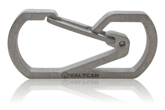 Valtcan Titanium Carabiner Key Holder Anti-lost Quick Release Keychain