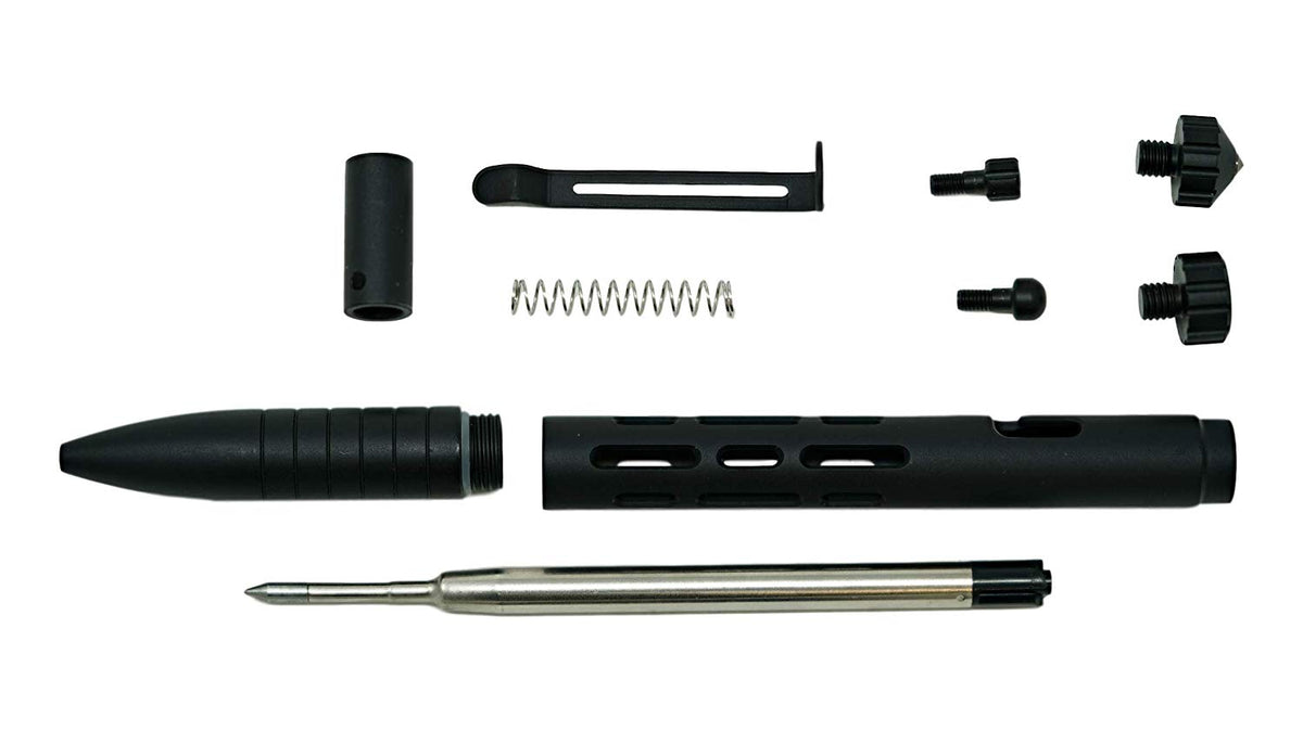 Titanium Bolt Action Pen · No Fuss, Built Once · Matte Black · 5.5in · 40g