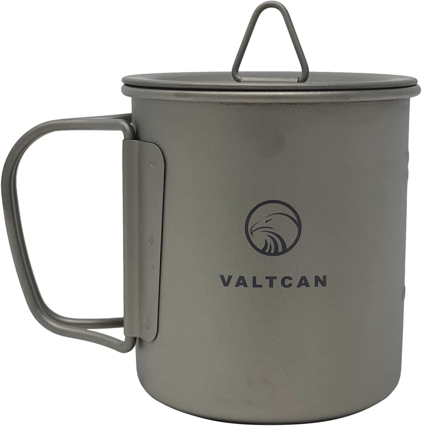 Valtcan Titanium Camping Pot 750ml with Handles