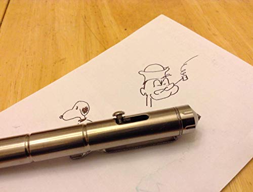 Valtcan 2VM Black Smooth Ink Ballpoint Pen 5 Refills
