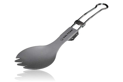 Valtcan Titan-Göffel-Set, faltbar, mit Tragetasche, 2 Stück, 18,4 g 