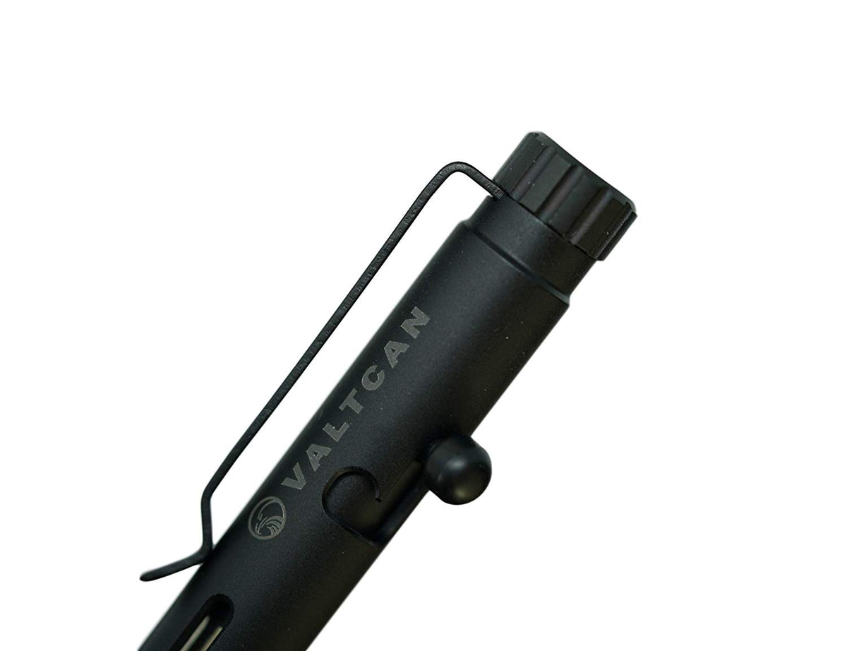 Titanium Bolt Action Pen · No Fuss, Built Once · Matte Black · 5.5in · 40g