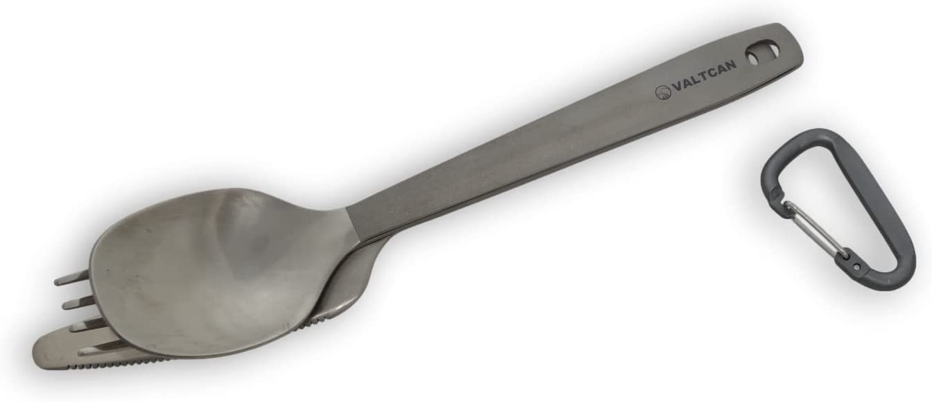 Valtcan 3-teiliges Titan-Camping-Rahmenset, polierte Enden, 120 g 