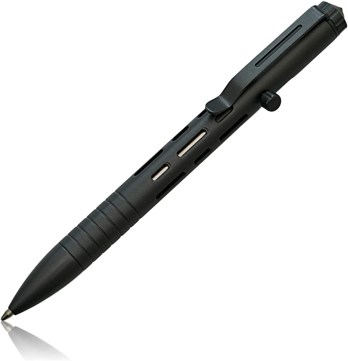 Titanium Bolt Action Pen · No Fuss, Built Once · Matte Black · 5.5in · 40g