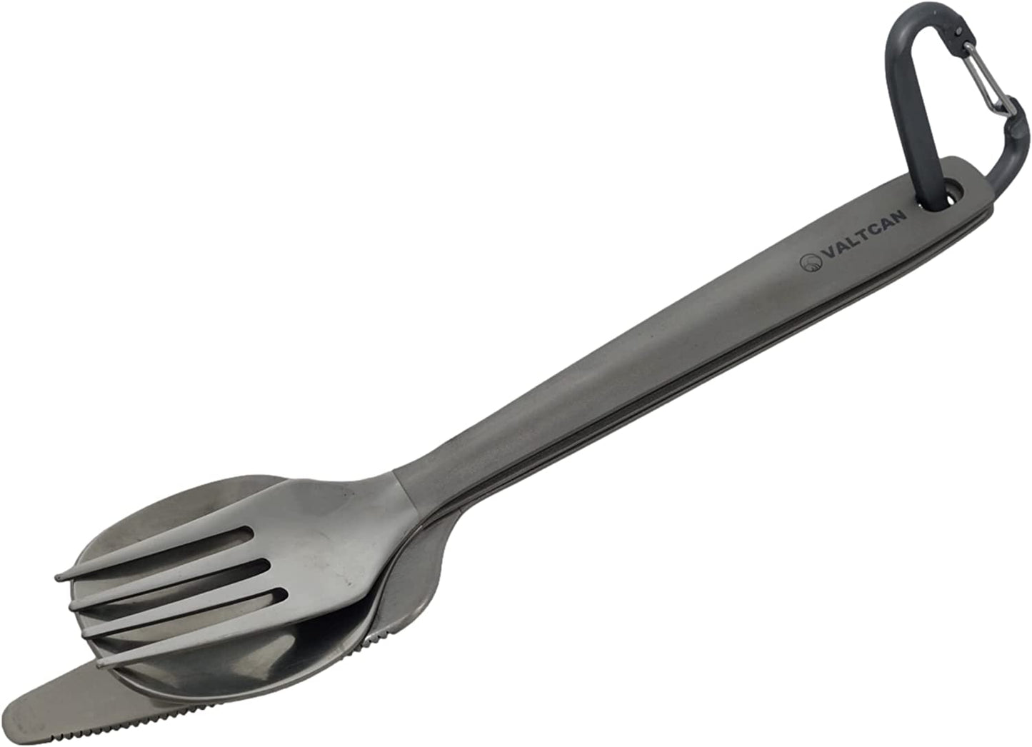 Valtcan 3-teiliges Titan-Camping-Rahmenset, polierte Enden, 120 g 