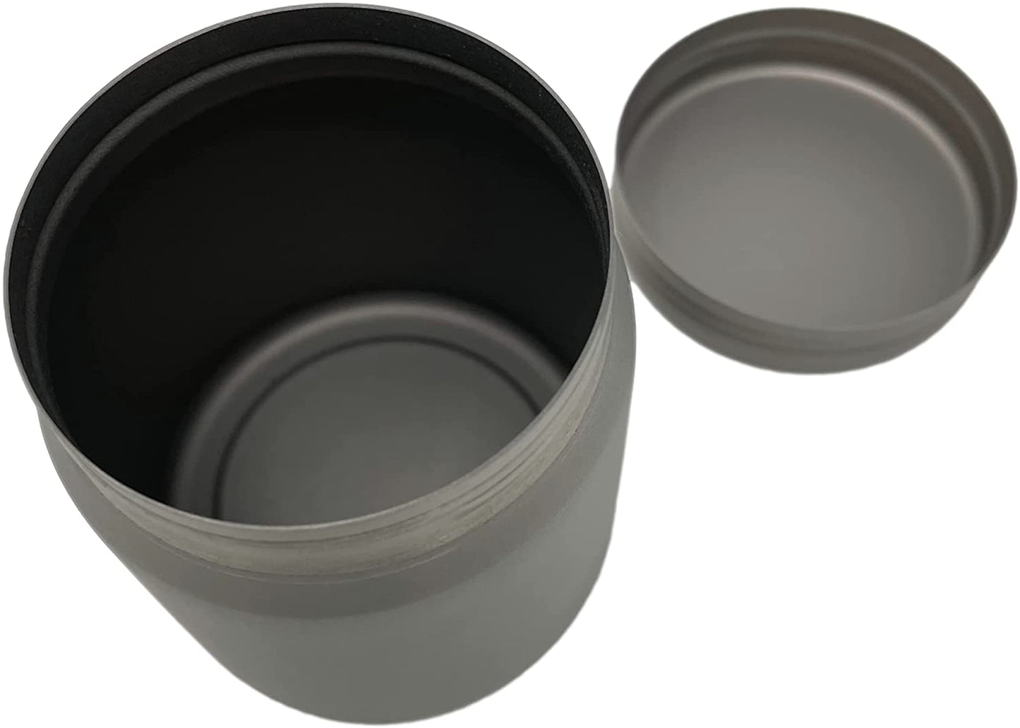 Valtcan Titankanister zur Aufbewahrung von Tee, Zucker, Salz, stapelbarer Kofferdeckel, 48 g 