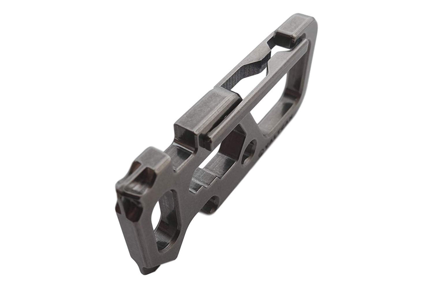 Valtcan Titanium Carabiner Multi Tool Key Chain Holder Glossy Stonewas