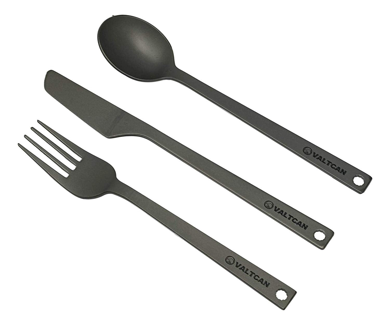 Titanium 3-Piece Cutlery Set (Knife, Fork and Spoon)