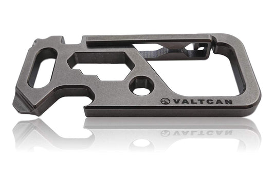 Valtcan Titan-Karabiner-Multitool-Schlüsselanhängerhalter, glänzend, Stonewash, 18 g 