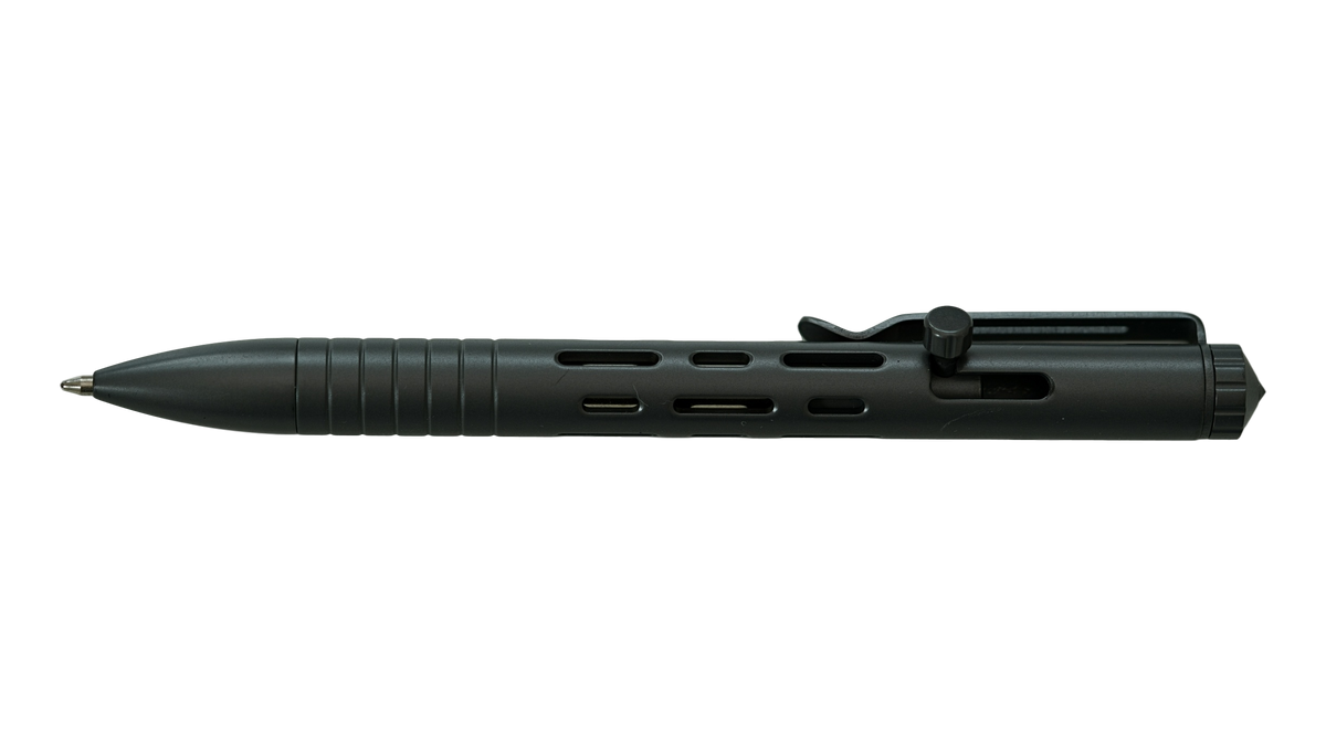 Titanium Bolt Action Pen · No Fuss, Built Once · Matte Black · 5.5in · 40g