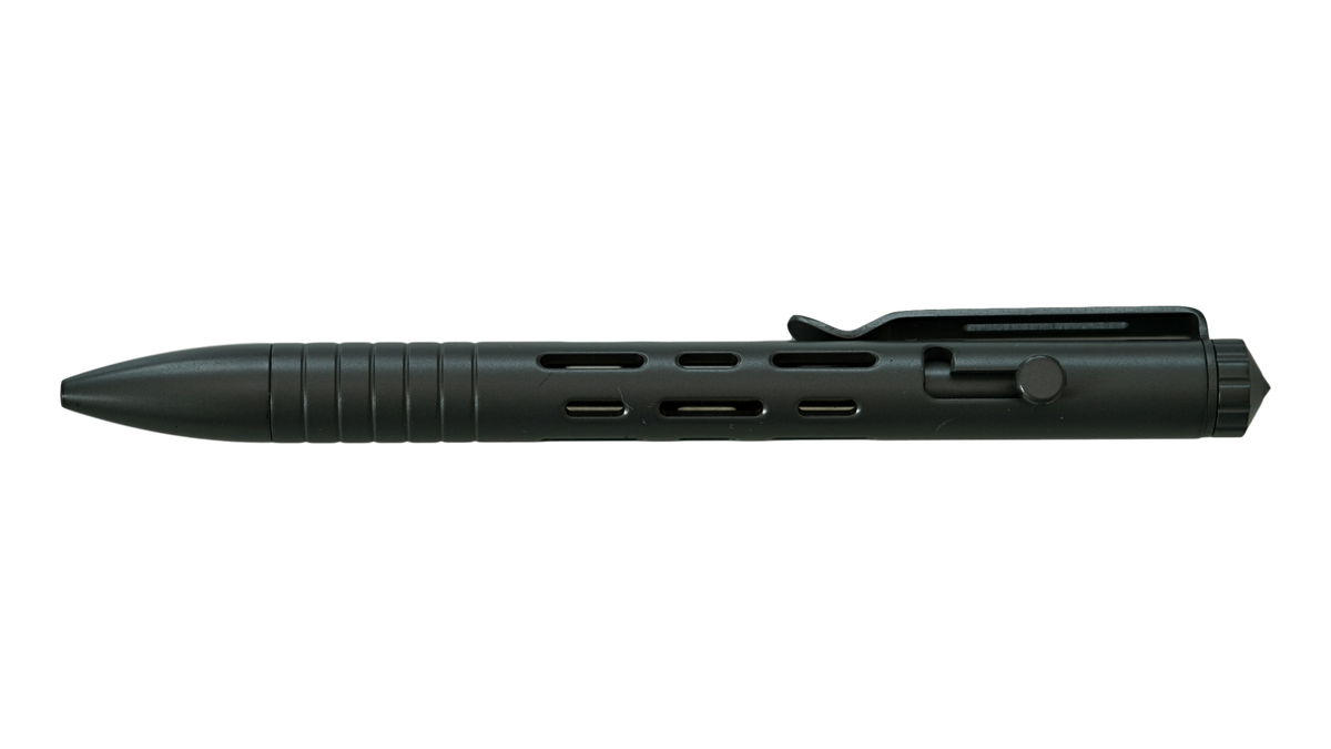 Titanium Bolt Action Pen · No Fuss, Built Once · Matte Black · 5.5in · 40g