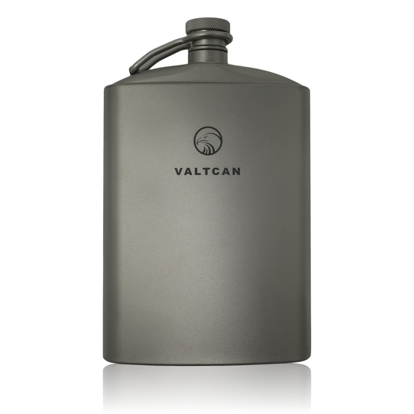 Valtcan Titanium Hip Flask Canteen 260ml 8.8 oz Capacity Ultralight 144g