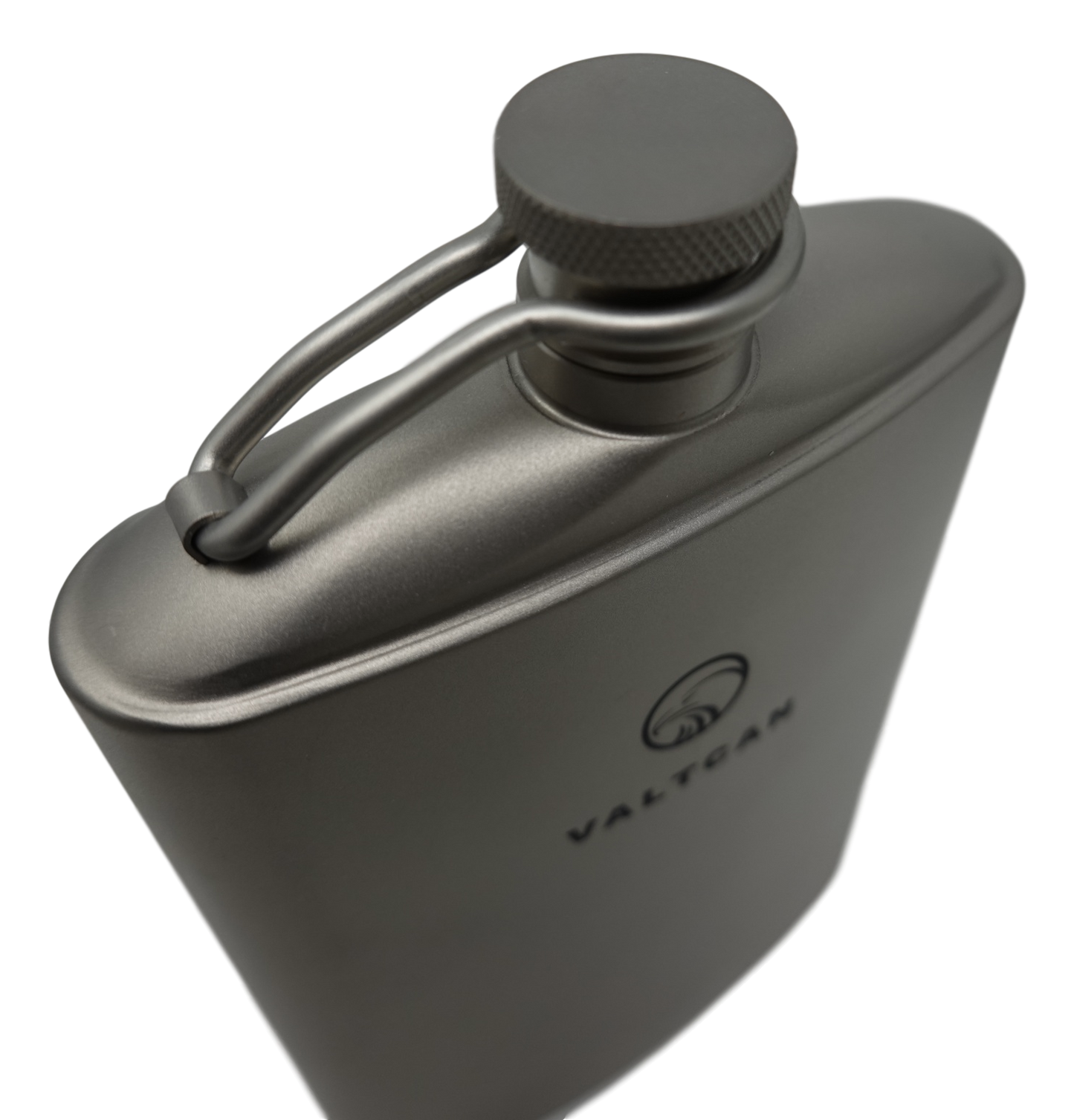 Valtcan Titanium Hip Flask Canteen 260ml 8.8 oz Capacity Ultralight 144g