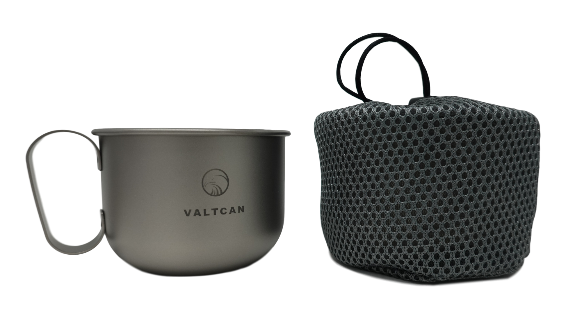 Valtcan Titanium Mug 500ml with Solid Handle 16.9 oz Cup for Coffee and Tea