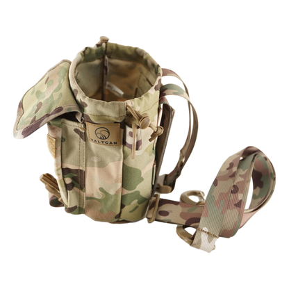 Valtcan Canteen Pouch Carrying Case Bag Multicam Classic Camo Cover Colorway for Titanium Canteen Set