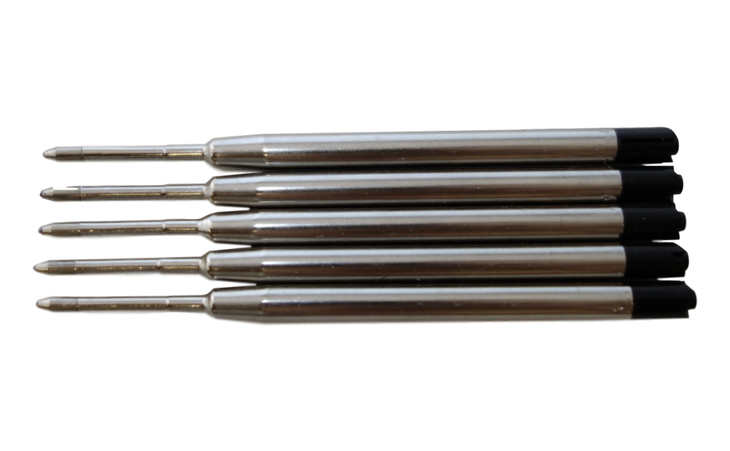 Valtcan 2VM Black Smooth Ink Ballpoint Pen 5 Refills