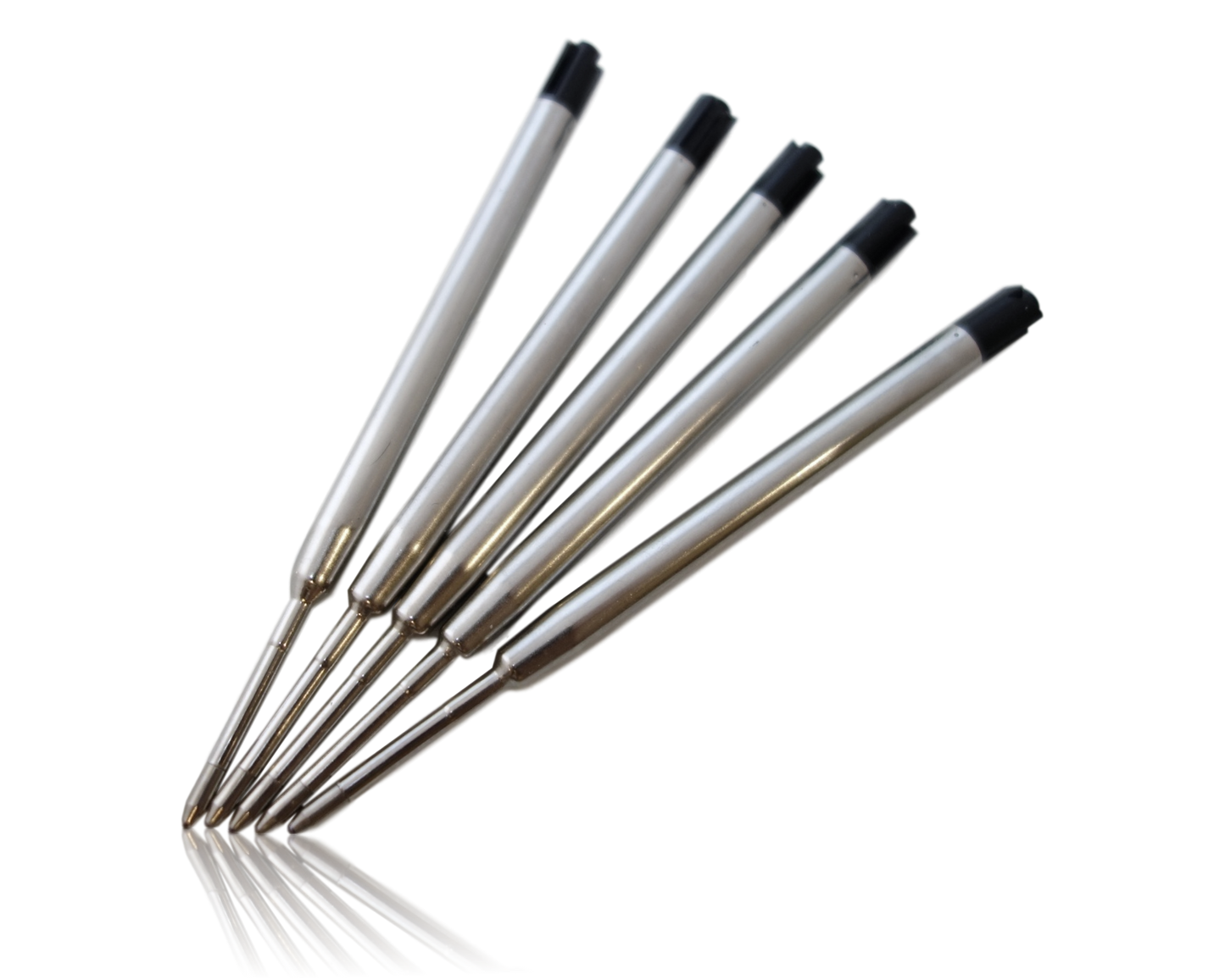 Valtcan 2VM Black Smooth Ink Ballpoint Pen 5 Refills