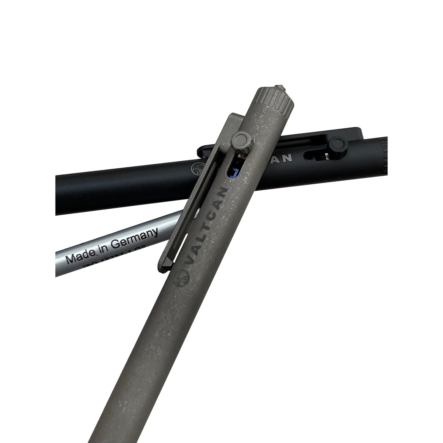 Valtcan Eclipse Titanium Pen EDC Writer Slim Design Stonewash