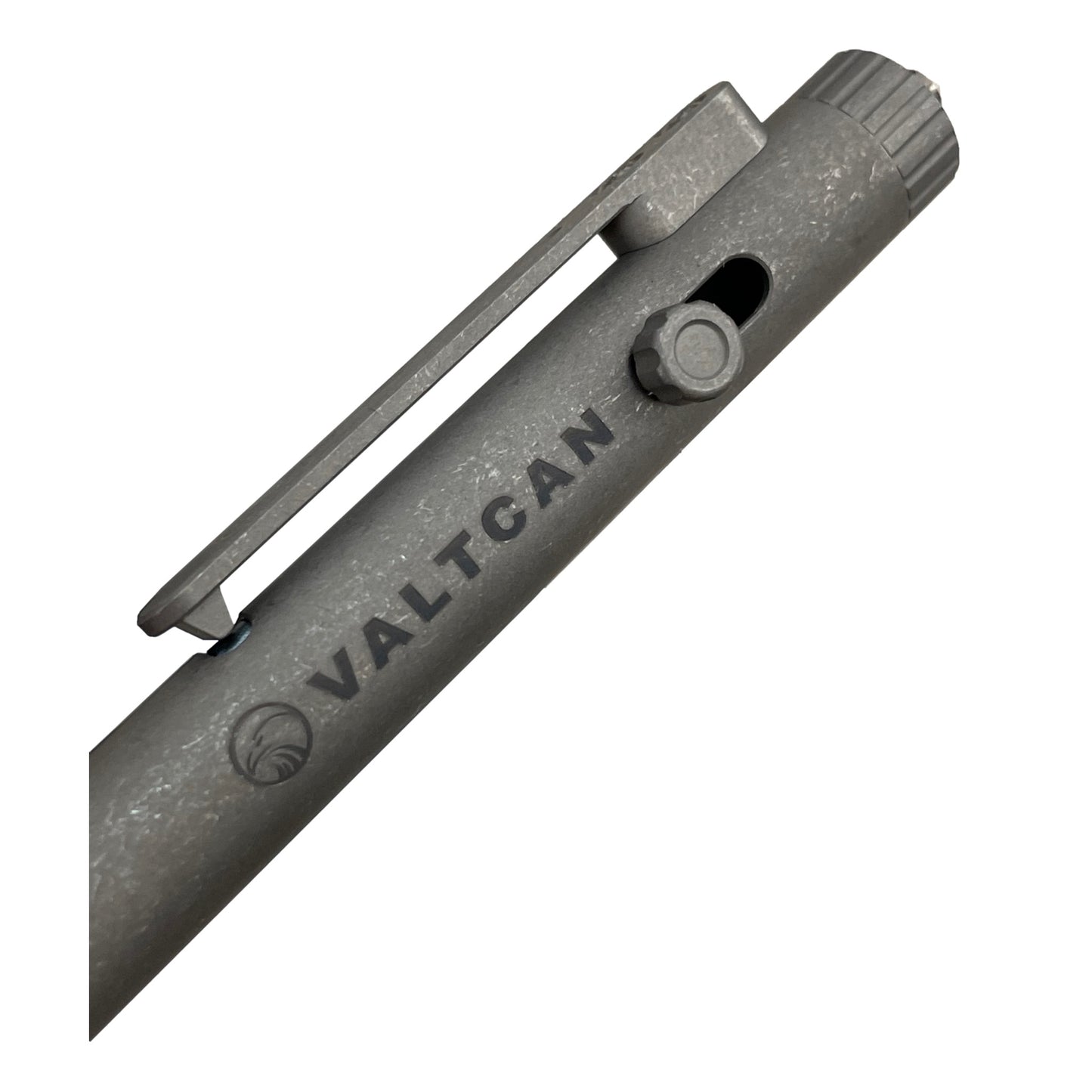 Valtcan Eclipse Titanium Pen EDC Writer Slim Design Stonewash