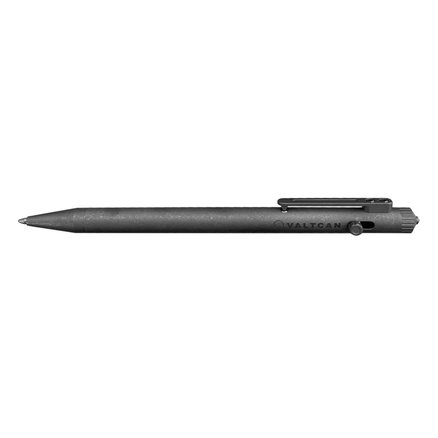 Valtcan Eclipse Titanium Pen EDC Writer Slim Design Matte Black