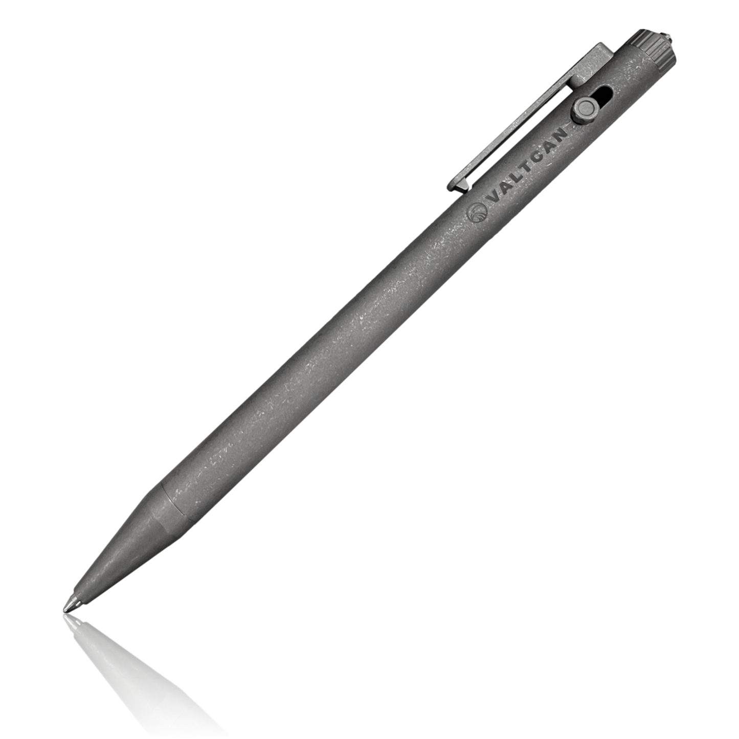 Valtcan Eclipse Titanium Pen EDC Writer Slim Design Stonewash