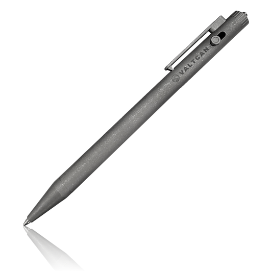 Valtcan Eclipse Titanium Pen EDC Writer Slim Design Stonewash