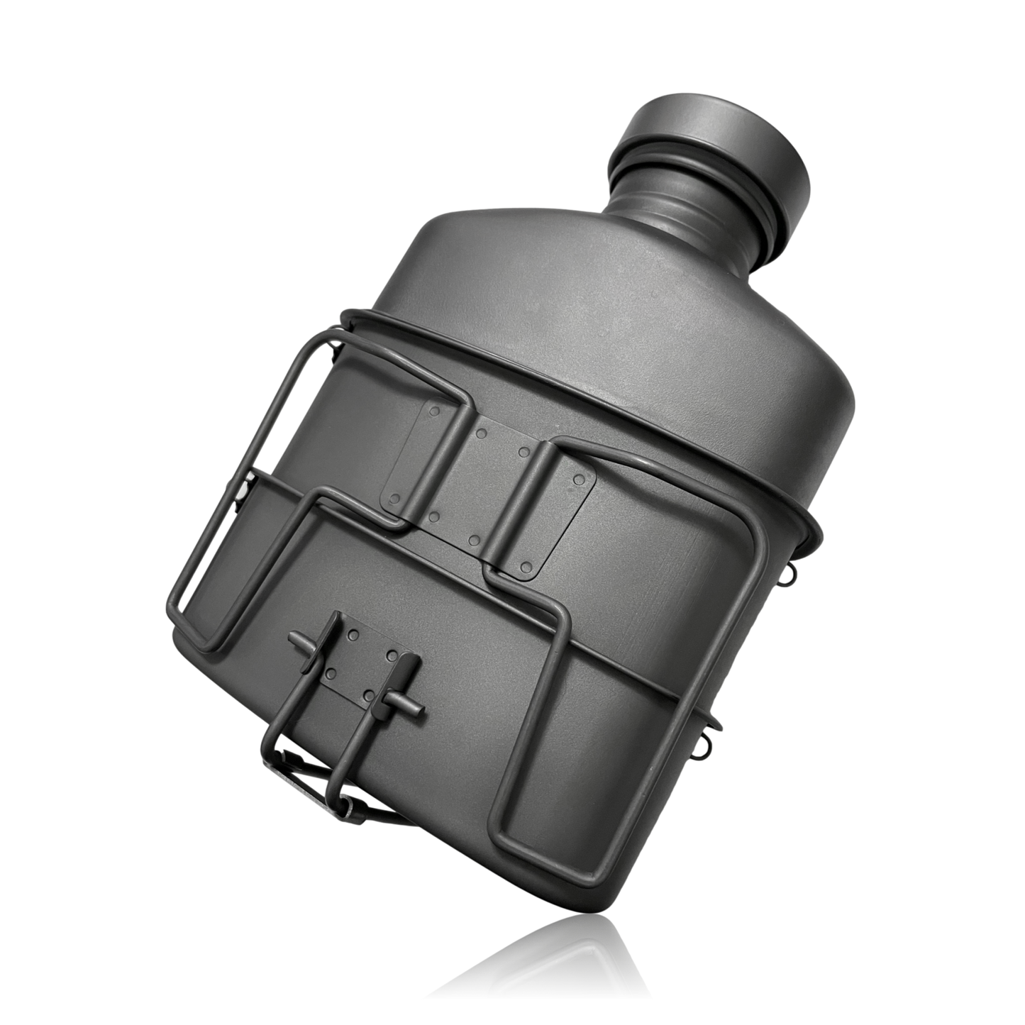 Valtcan Titanium EndurePro Canteen with Mess kit Water Bottle Set Hydrate for Survival 1.1L, 750ml, 400ml Lunchbox cup with lid and Carrying Case 350g