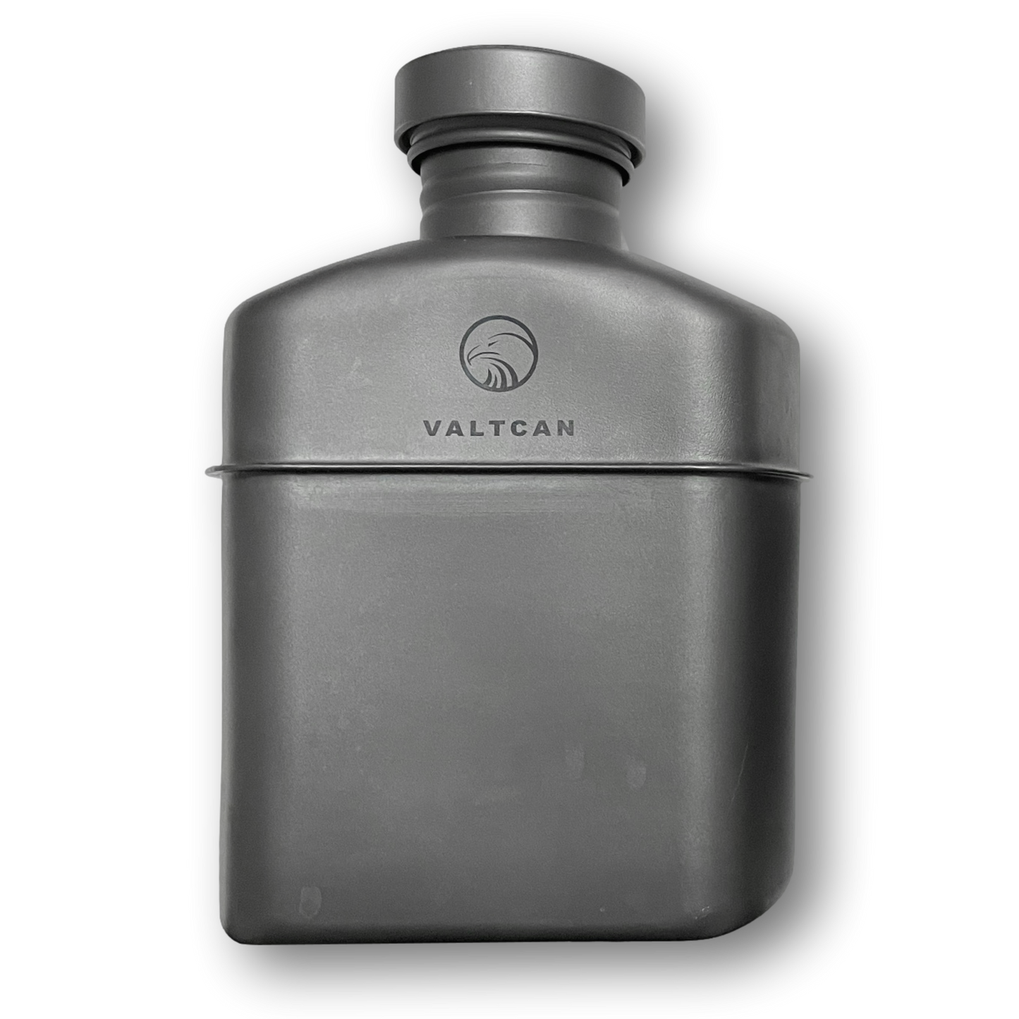 Valtcan Titanium Canteen Military Bottle with Carry Case 1100ml 37oz Capacity