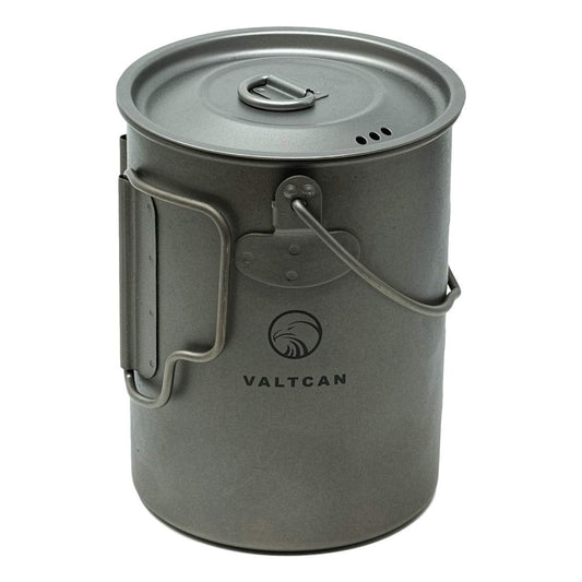 Valtcan 900ml Titanium Pot Mug 34 fl oz Coffe Cup with Lid and Stuff Sack 134g