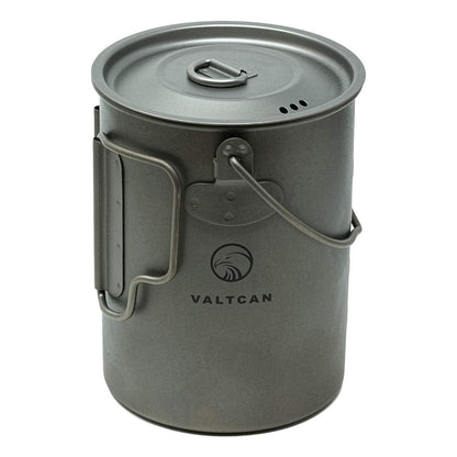Valtcan 900ml Titanium Pot Boil, Cook & Drink From One Pot · 134g · Nests Your Bottle